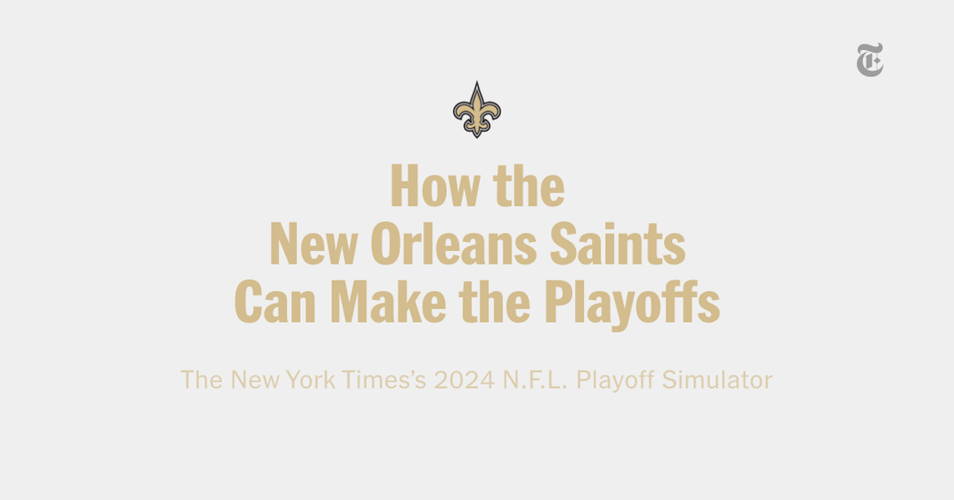 Will Saints Make Playoffs? Heres a simple look at their chances!