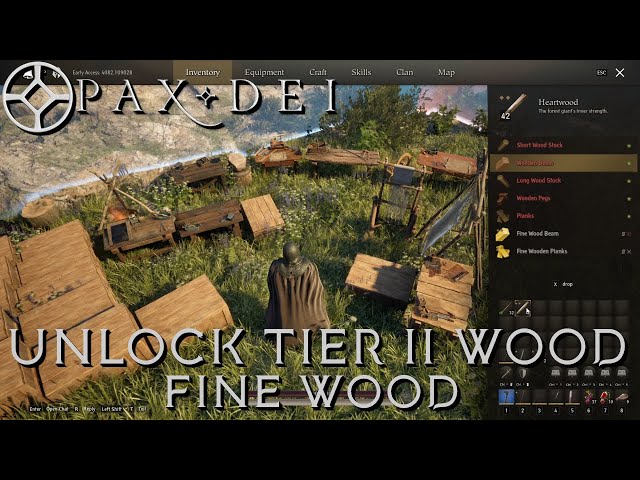 Pax Dei Heartwood: Easy Guide To Getting This Crafting Material Fast