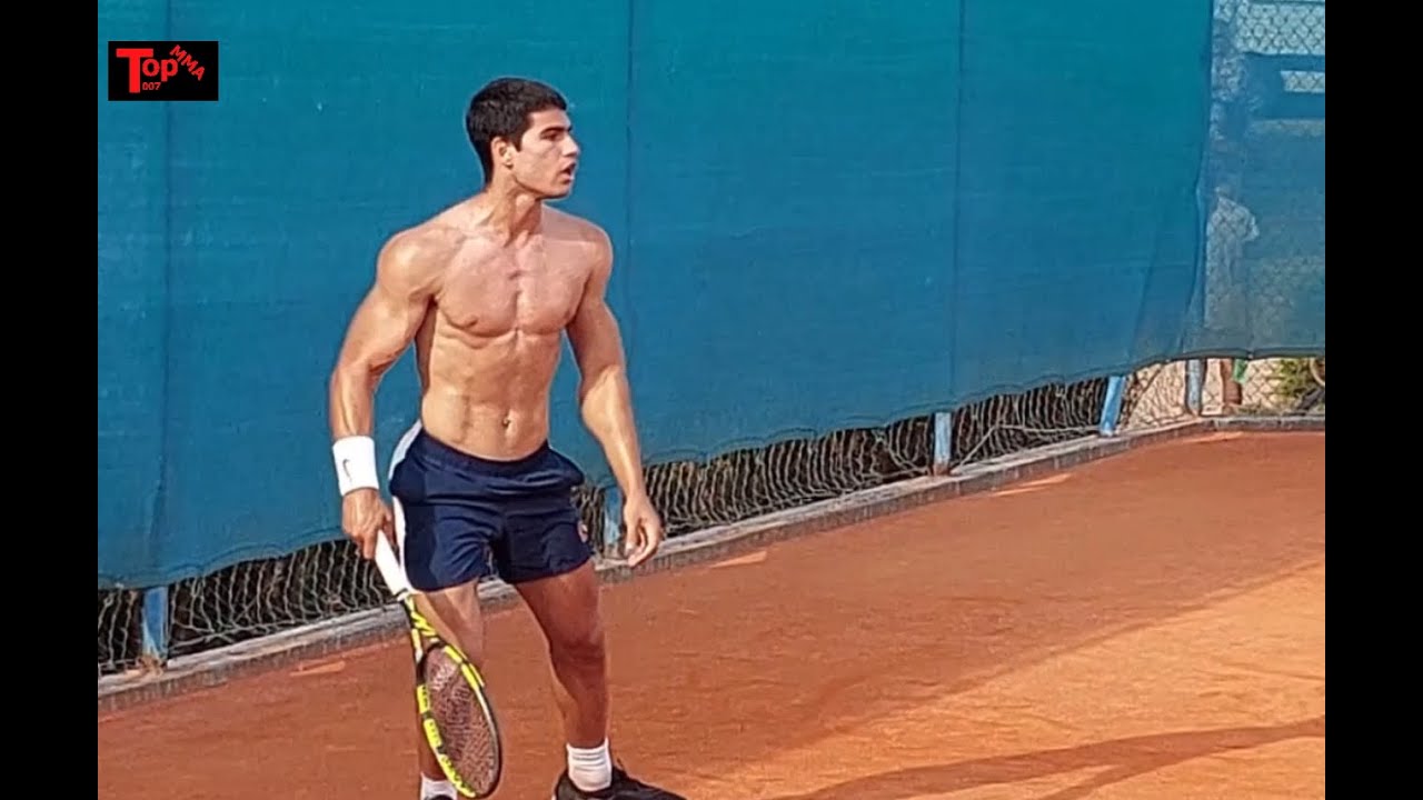 Carlos Alcaraz Shirtless: Get a Look at the Rising Tennis Stars Workout Results