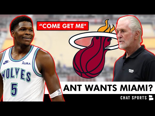 Could Anthony Edwards join the Miami Heat? Heres what we know.