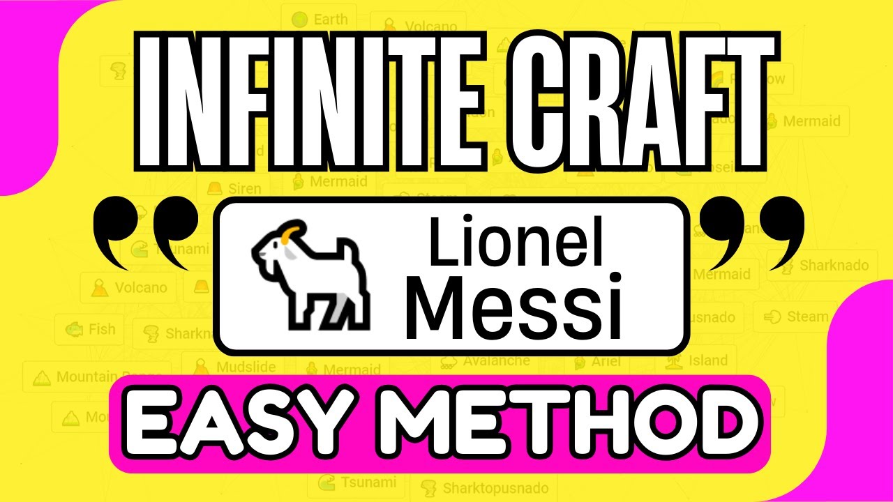 How to Make Messi in Infinite Craft: Easiest Method Ever