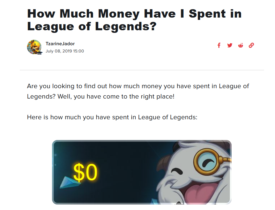 How much did I spend on League? Check your purchase history in League of Legends easily.