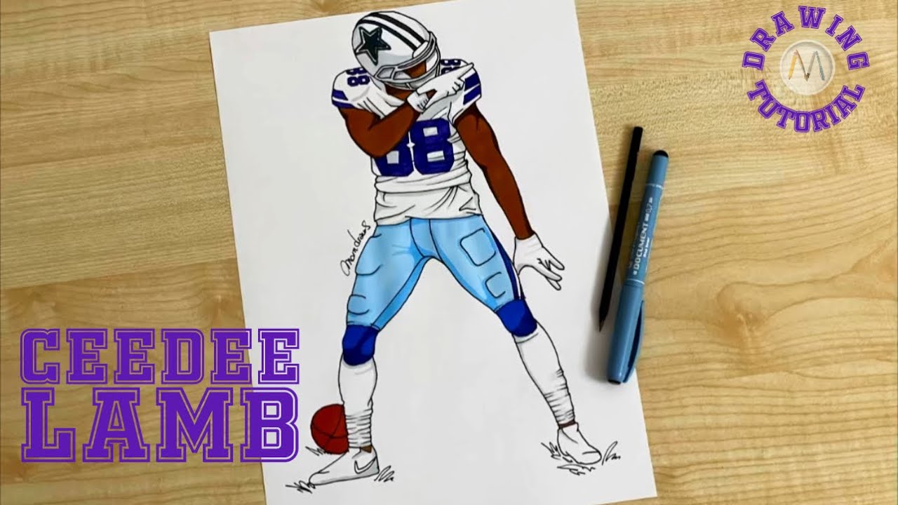 Want to Master Ceedee Lamb Drawing Tracing, Check Out This Step-by-Step Tutorial Now