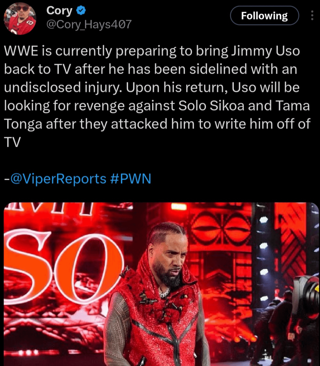 Will Jimmy Uso Return to WWE? Fans Wonder When Hes Coming Back!