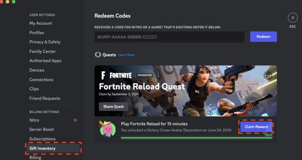 How to Join the Fortnite Reload Quest Discord Server Easily!