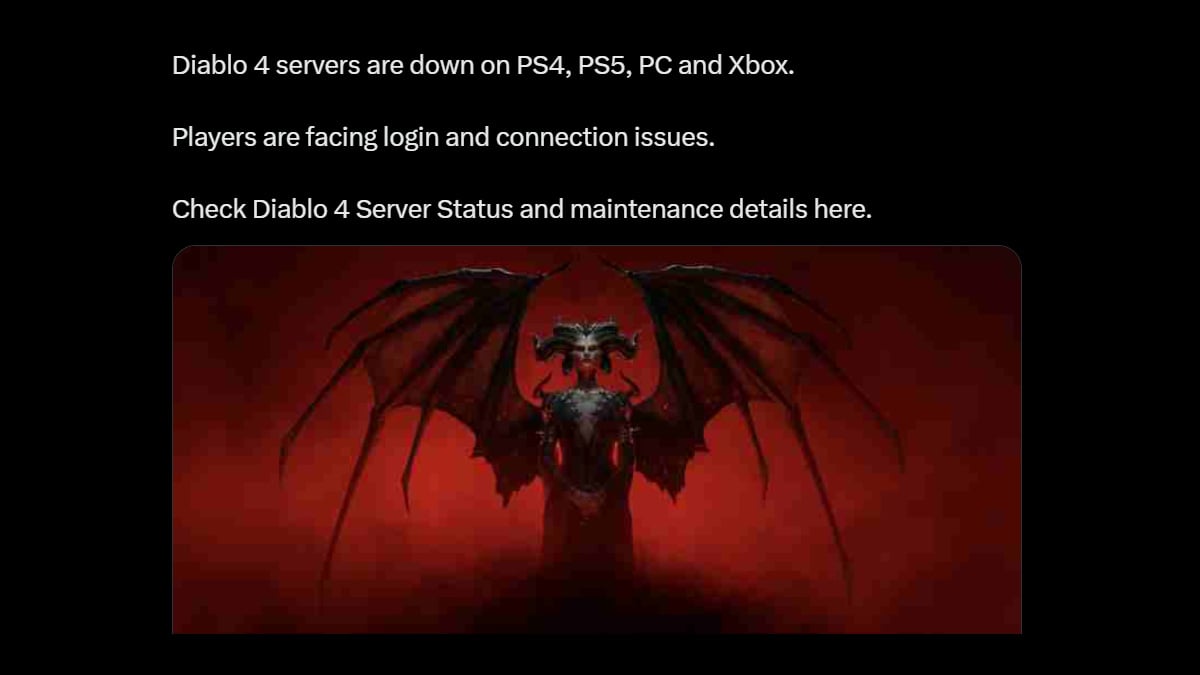Diablo 4 Server Status Updates: Cant Connect? Find Out the Latest News Here!
