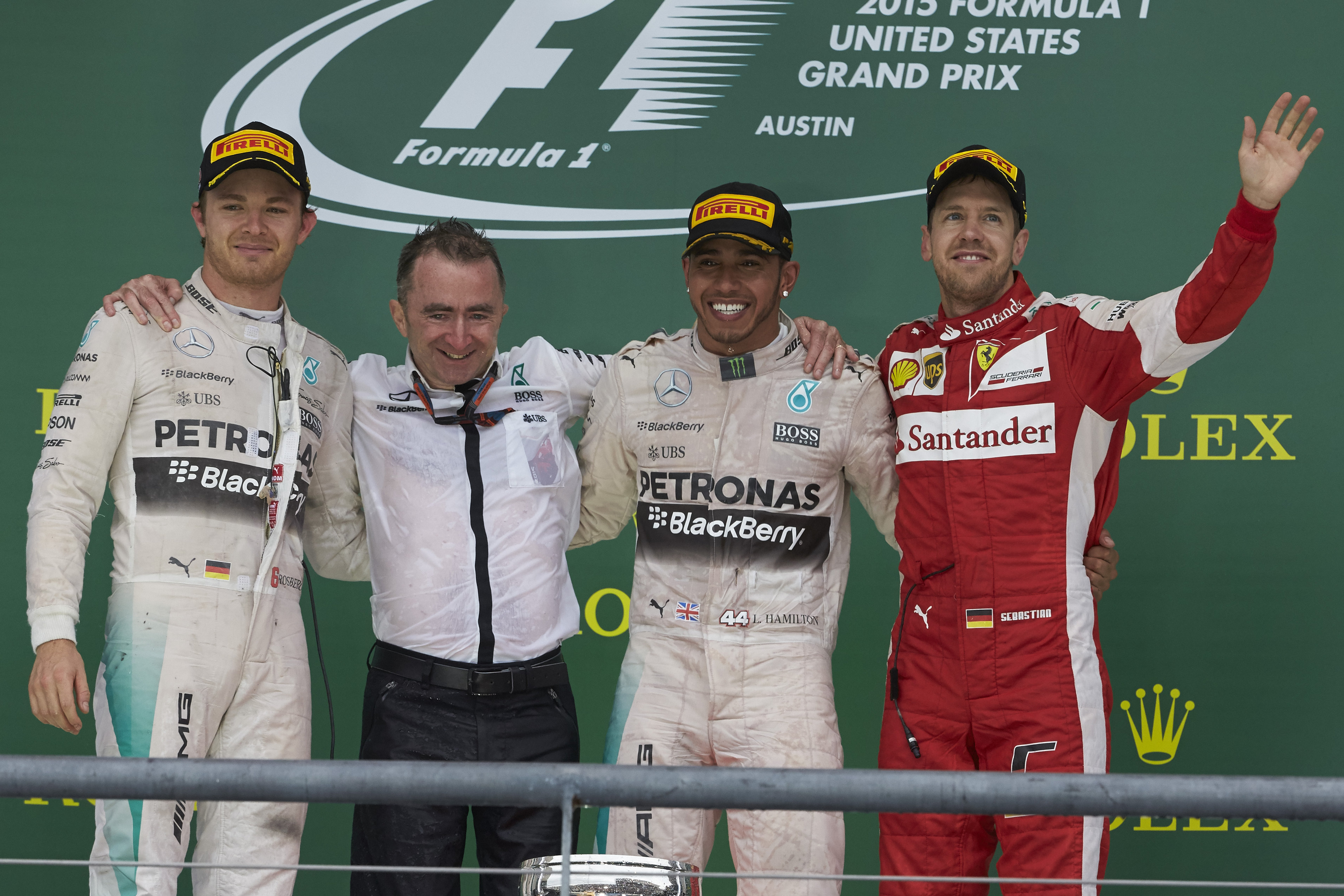 f1 united states grand prix 2015 results, who are the drivers in top 3, learn about the final results.
