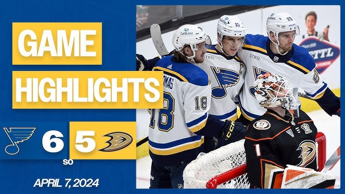 Blues vs Ducks: Game Highlights! Did the Blues or the Ducks Come Out on Top?