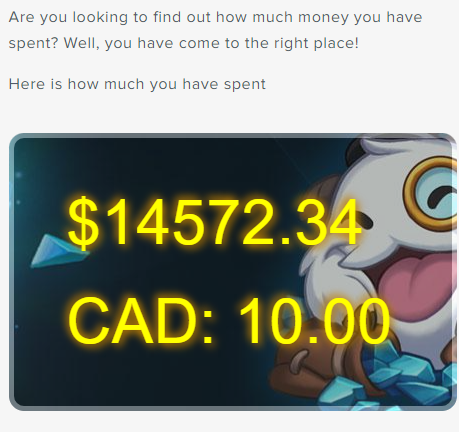Im Addicted: How Much Money Have I Spent on League of Legends?