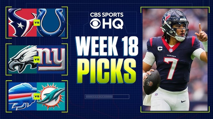 cbs expert picks week 18: get all the expert picks and predictions now