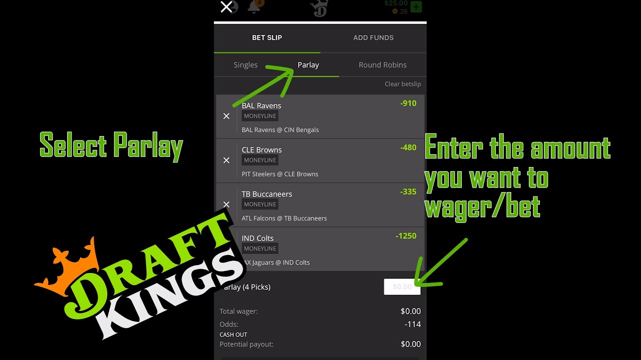 How to Create a Parlay on DraftKings: Beginners Guide (Place a Parlay Today)