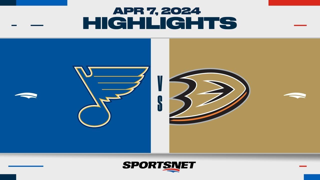 Blues vs Ducks: Game Highlights! Did the Blues or the Ducks Come Out on Top?