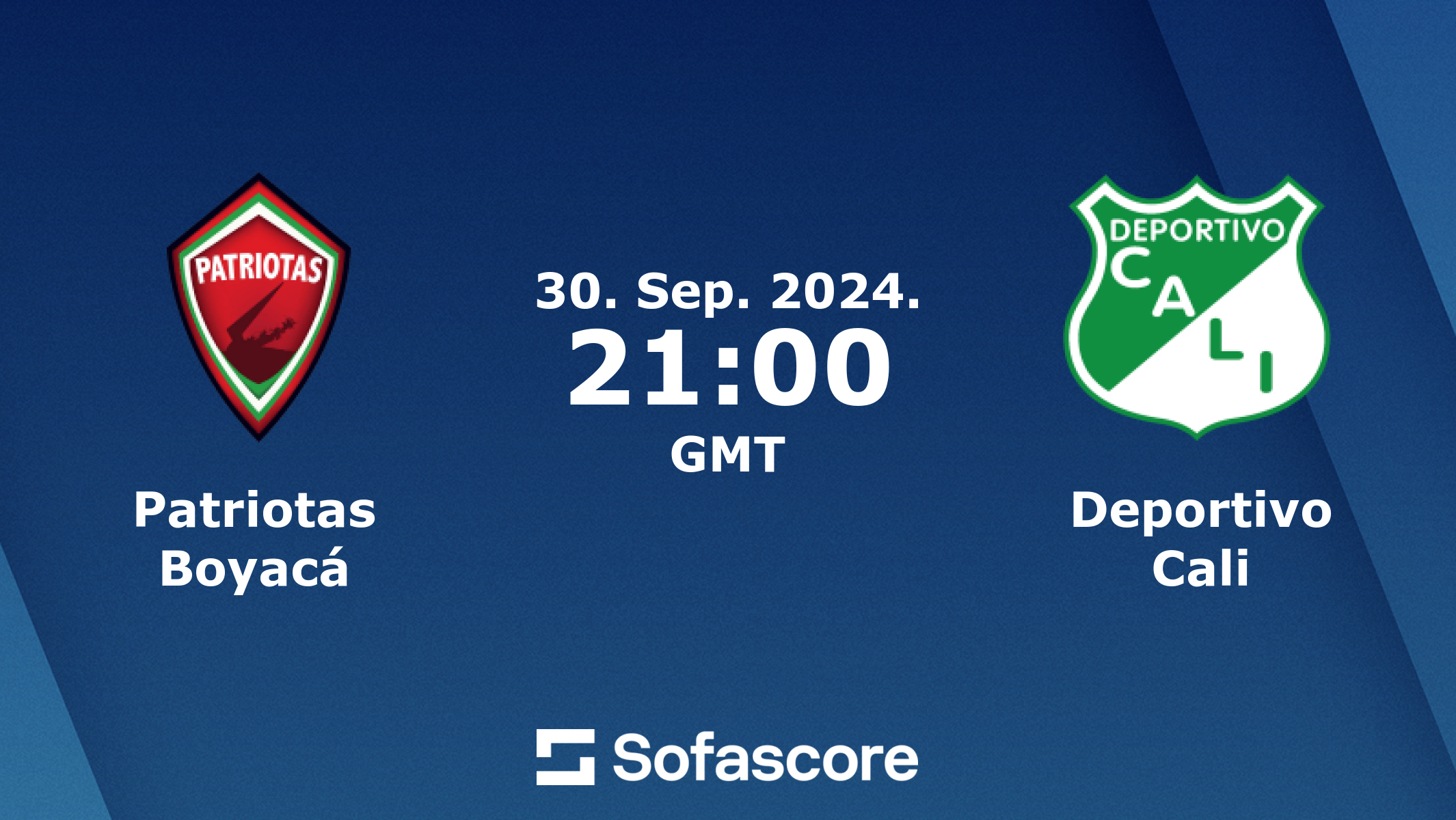Latest Positions: Patriotas Boyacá against Deportivo Cali, Whats the score?