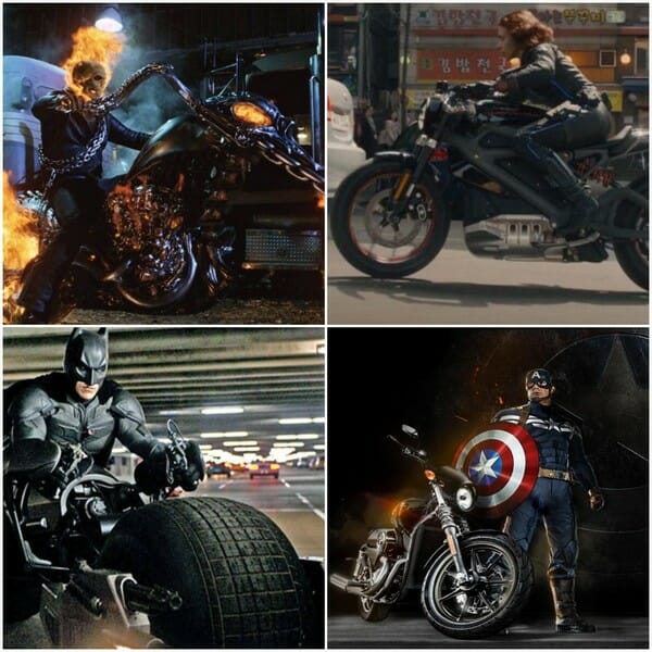 Harley Avengers: When Superheros Meet Cool Motorcycles.