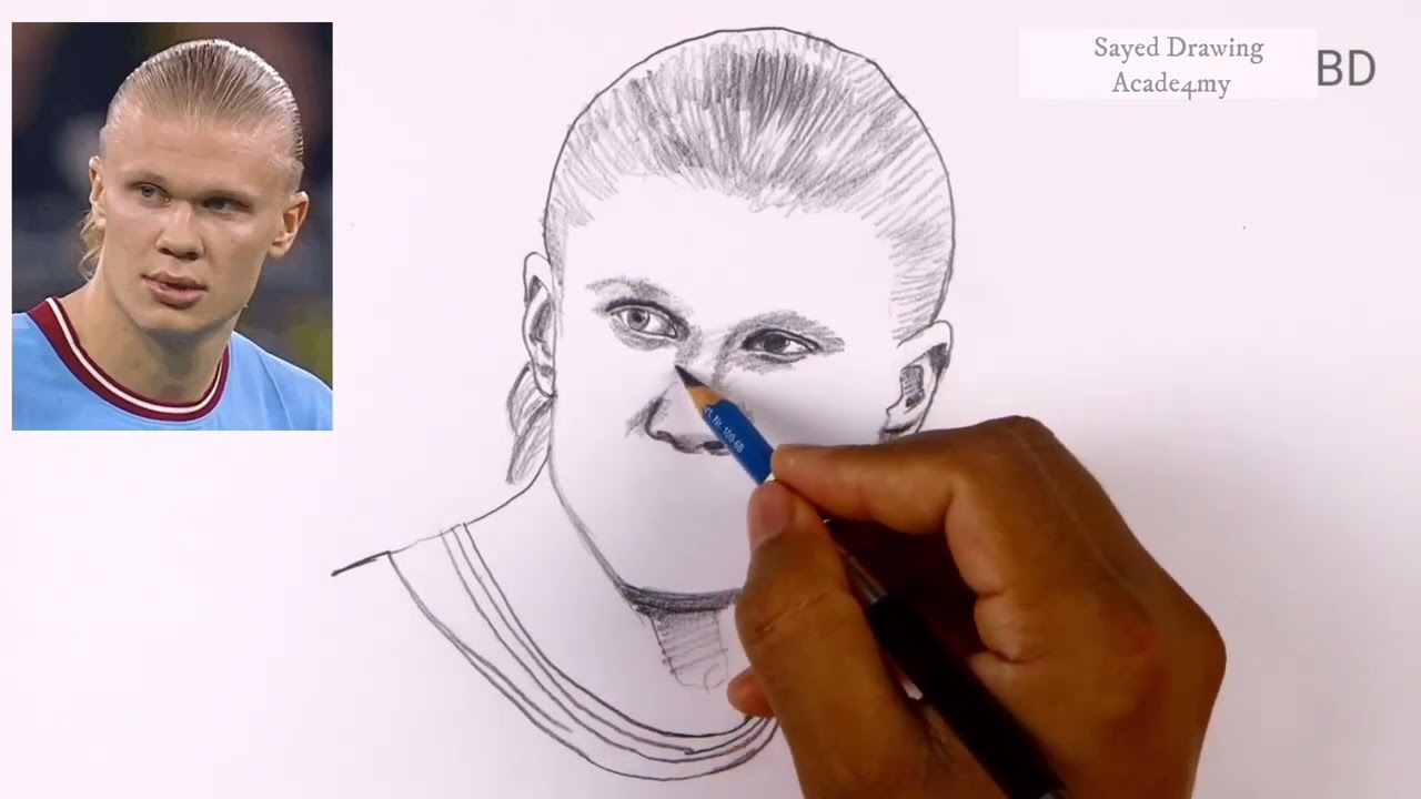 How to Draw Haaland Step-by-Step (The Ultimate Guide!)