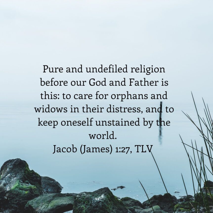 The Real Meaning of James 1 27: Caring for Orphans and Widows.
