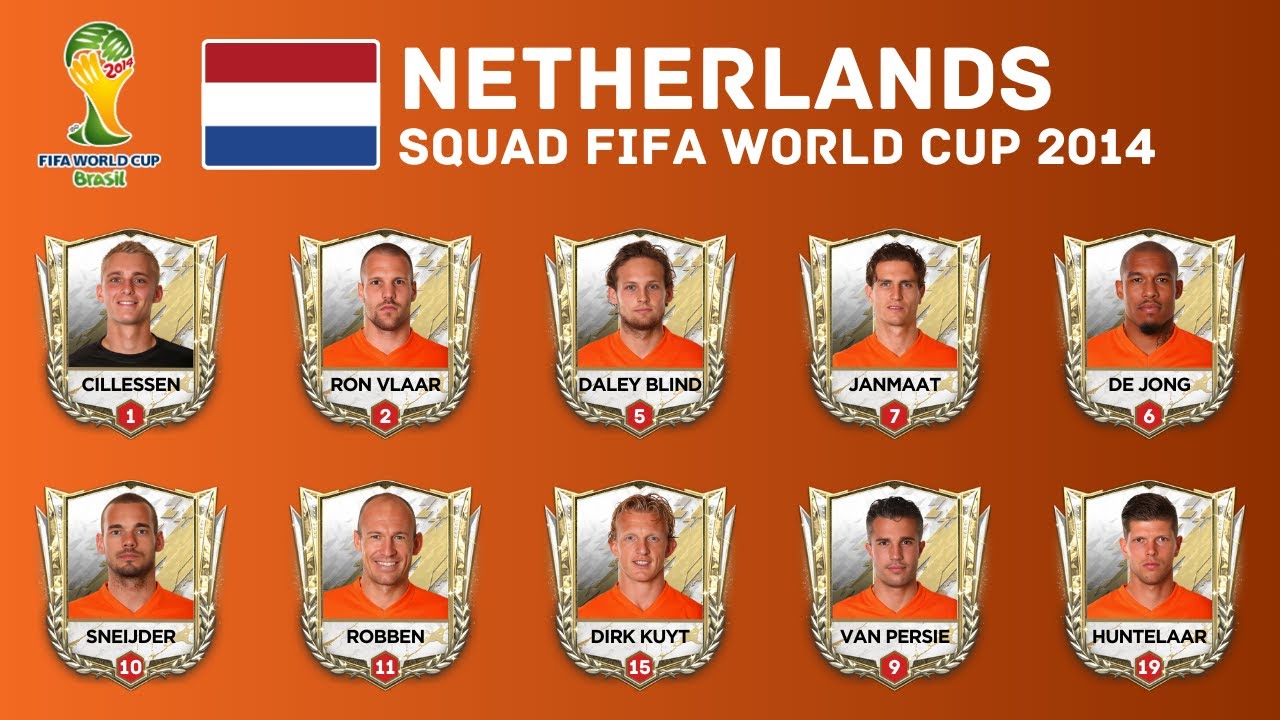 Netherlands Roster 2014: Which Players Made the Squad?