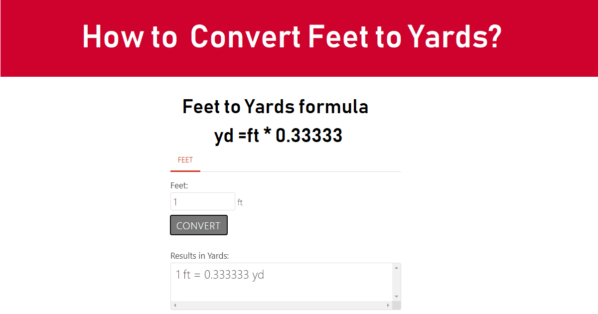 How Many Yards Are in 26 Feet? Simple Feet-to-Yards Explained.