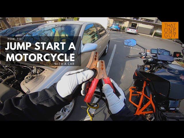 Jump starting a motorcycle from a car: Easy Steps