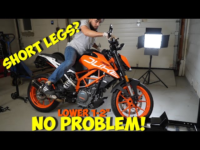 Low Seat Height Options for KTM Duke 390 (Easy Tips)!