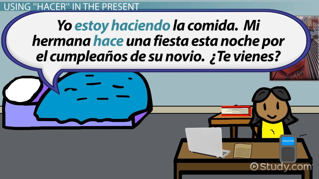 What is haciendo el about? Learn the meaning and usage in simple terms.