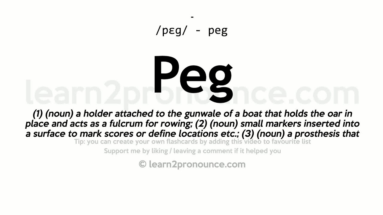 Understanding peg en español: Get the Definition Now!
