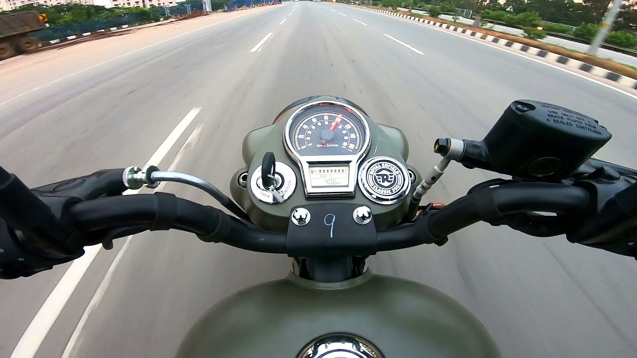 How Fast is the Royal Enfield Classic 350? Top Speed Check.