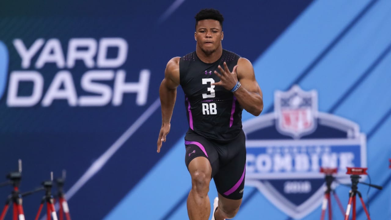Saquon Barkley 40 Yard Dash:From college to the Pro.