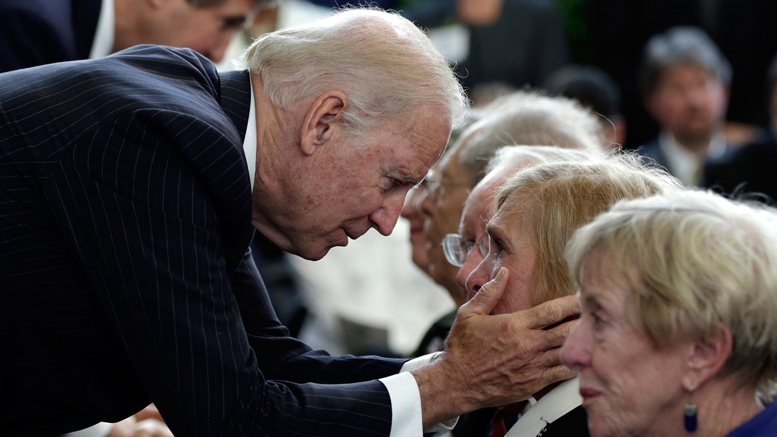 Joe Biden Creep? Whats With the Close Talk and Hair Sniffing?