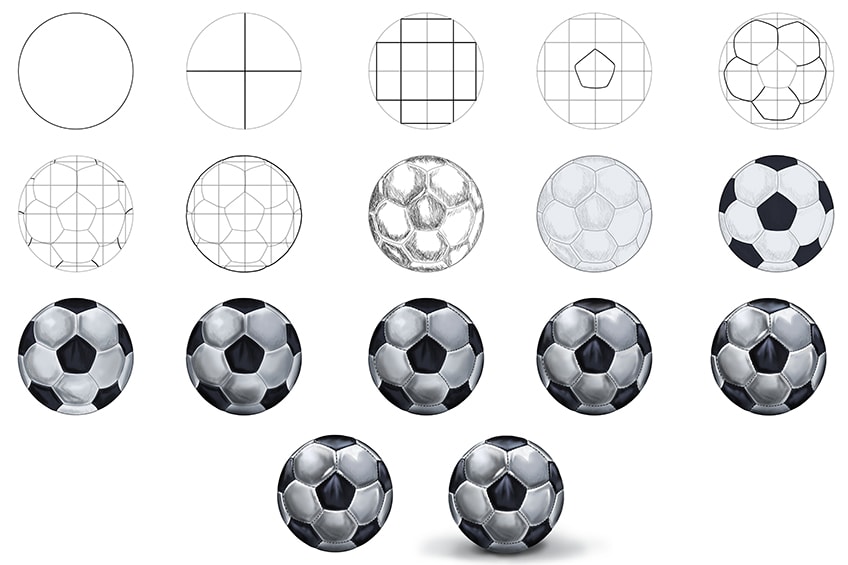 Best Soccer Ball Drawings: Check these awesome examples, copy, and improve fast.