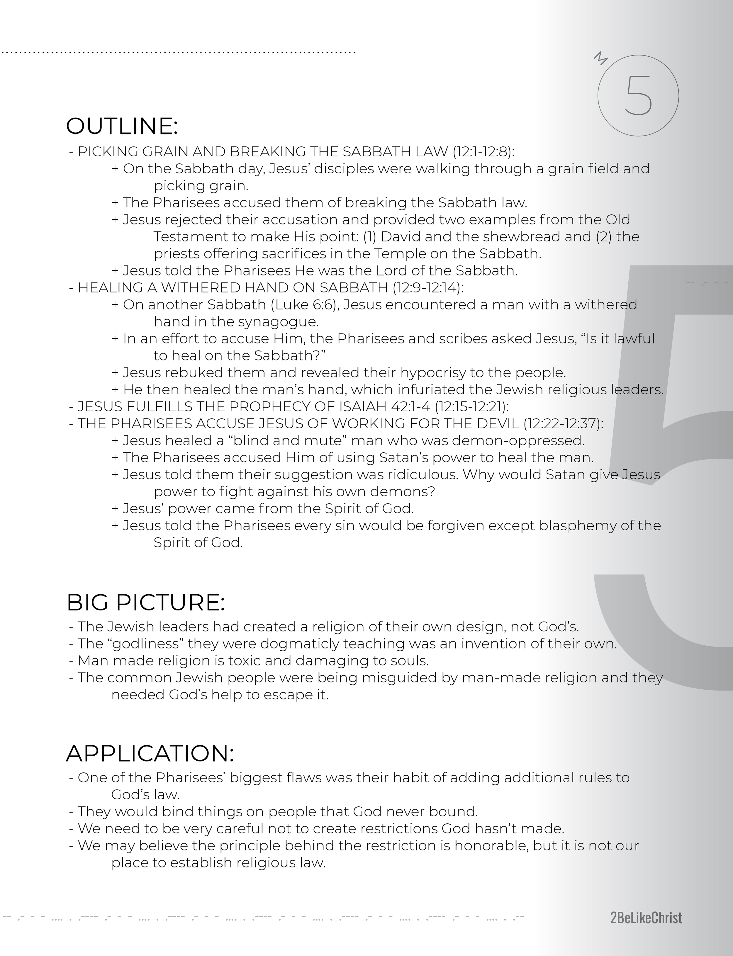 Mateo 12 Study Guide: Easy-to-Follow Summary and Meaning