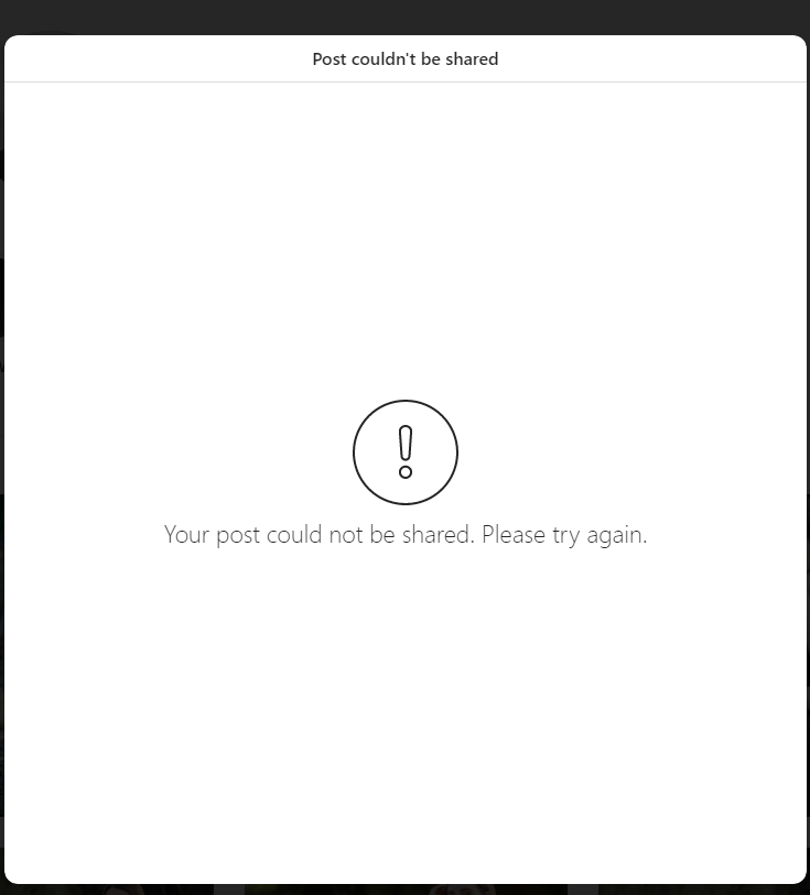 Why Your Post Could Not Be Shared on Instagram: Find Out Now