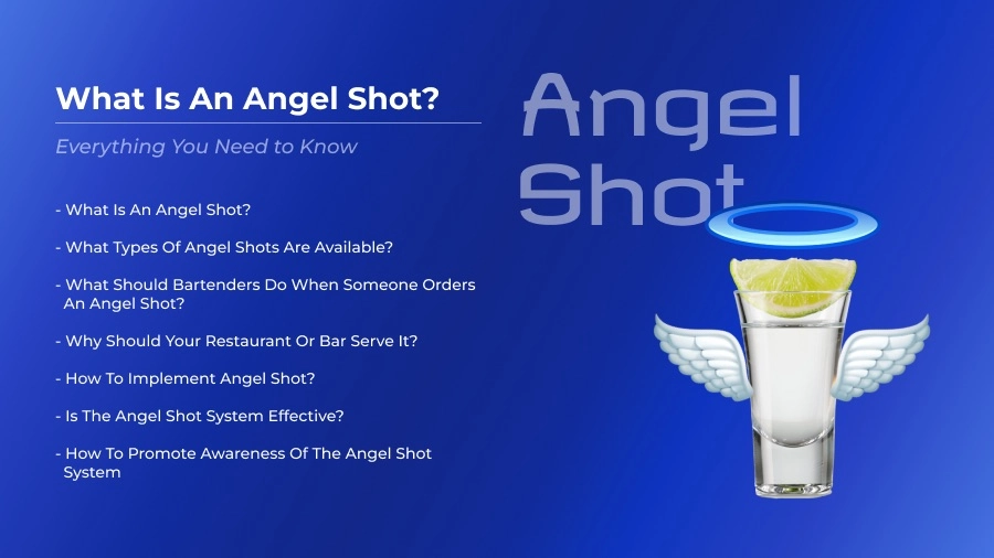 How to order an angel shot with a twist? Learn the variations to ask for help discreetly.