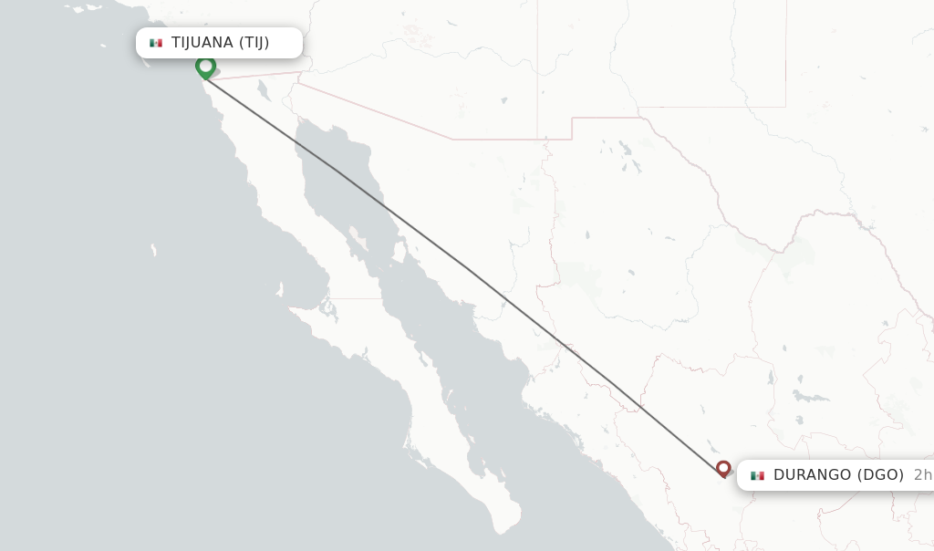 Last Minute Tijuana to Durango Flights Deals