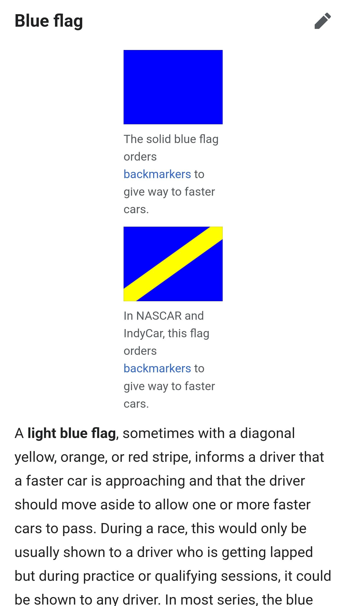 NASCAR Blue Yellow Flag: Spotting it and Understanding the call