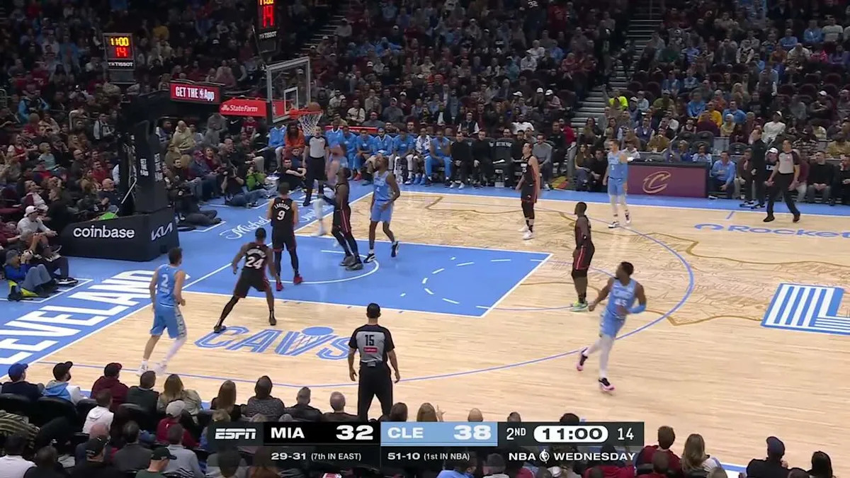What were the big moments in the cavaliers miami heat game? (See the most exciting plays reviewed easily)
