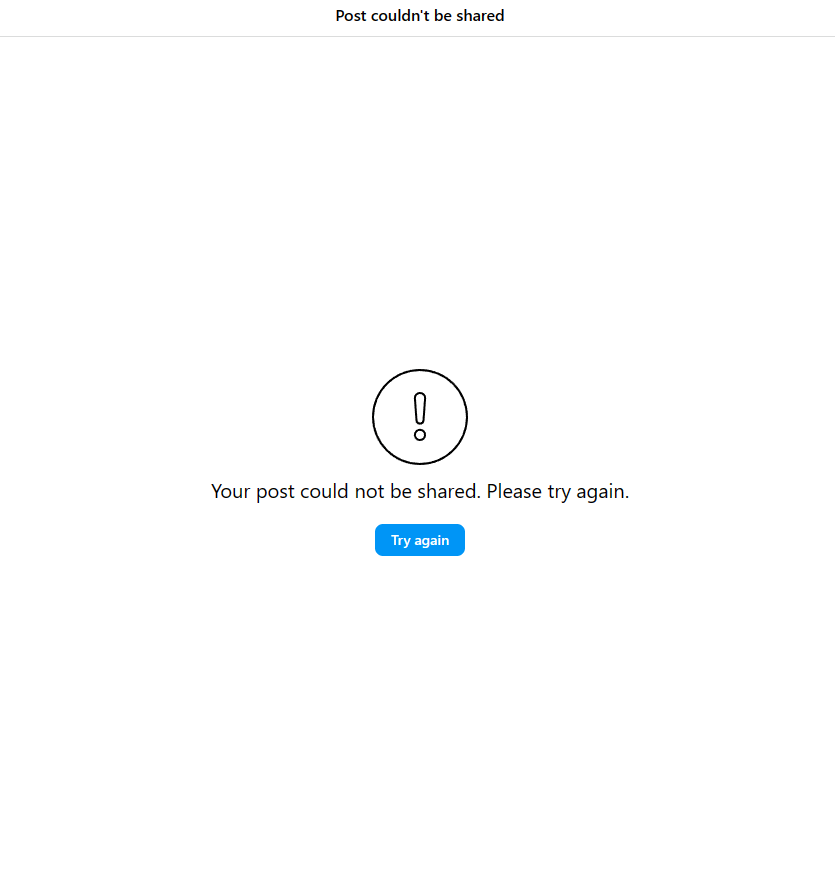 Why Your Post Could Not Be Shared on Instagram: Find Out Now