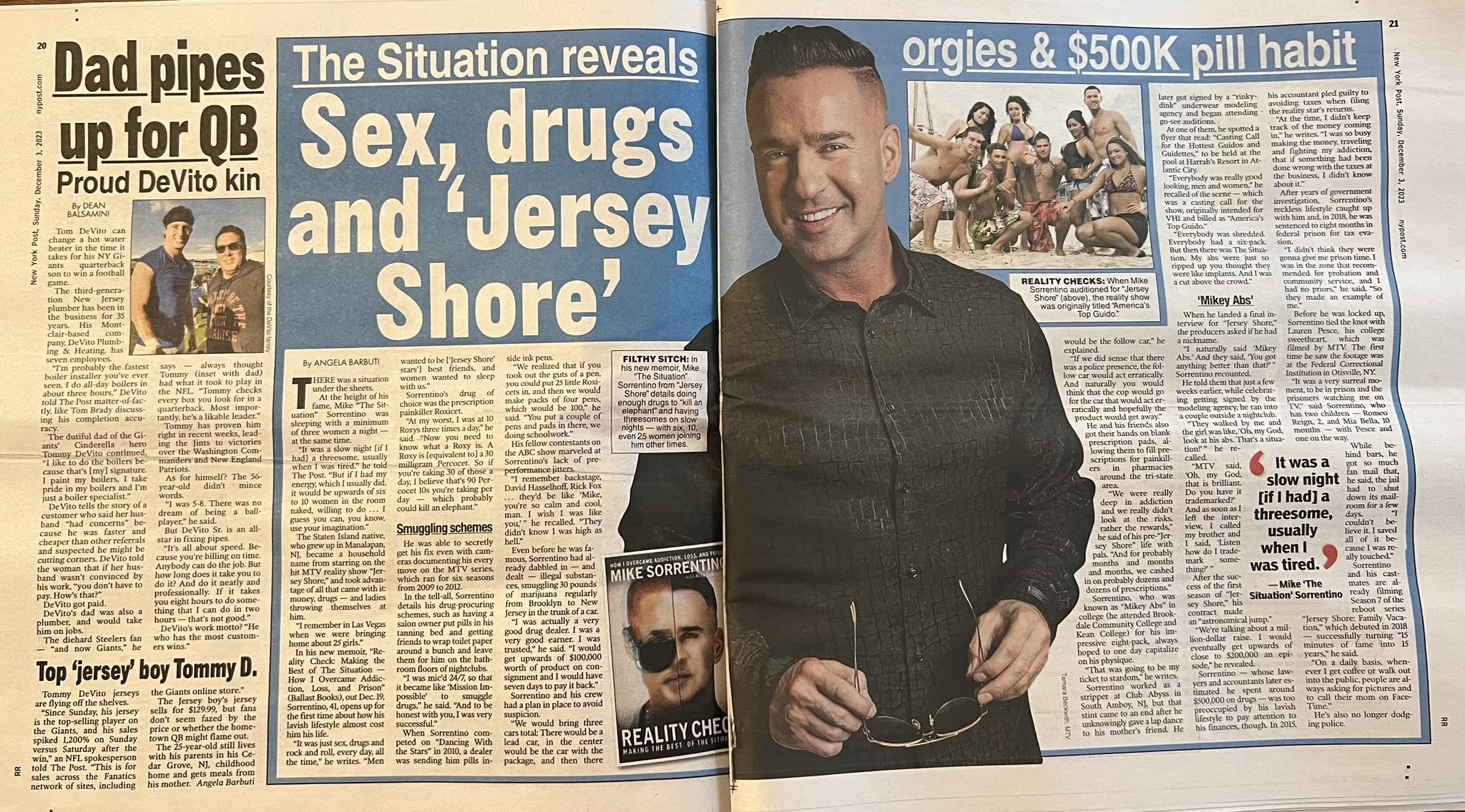 How does he get away when he fronts his drugs daily?