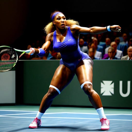 Serena Williams muscular power on the court: How her incredible strength changed womens tennis forever.