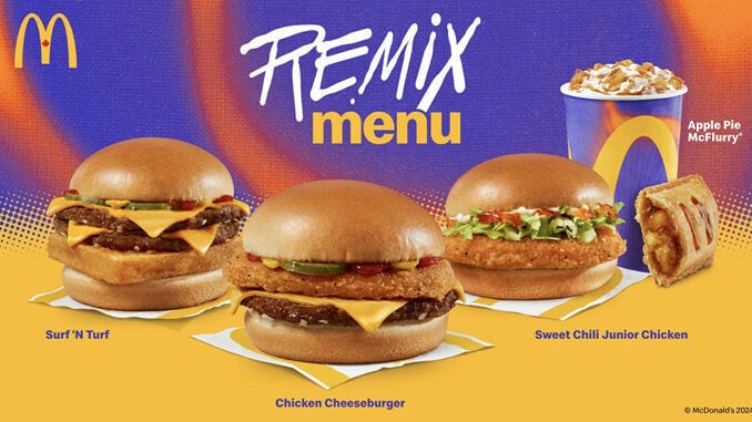 Get Ready: McDonalds Remix Menu USA is Taking Over!