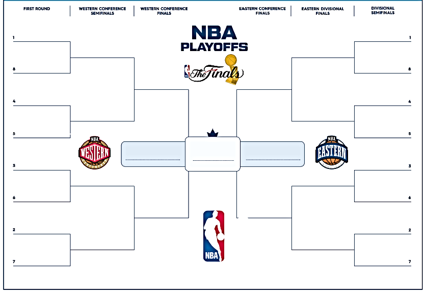 Where to find a fillable NBA playoff bracket for free