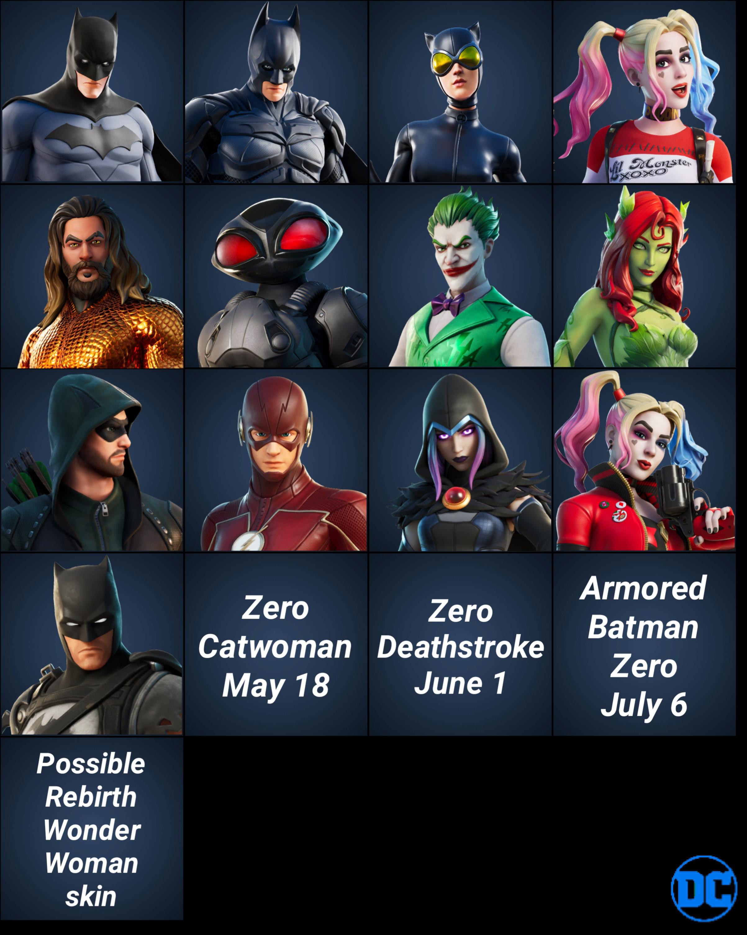 Looking for fortnite all dc skins? Here is the complete updated list you need to see right now.