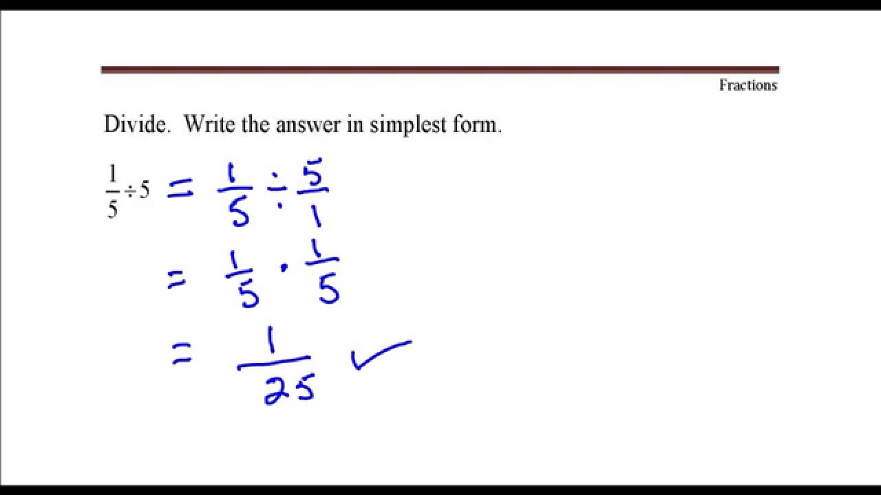Figuring out 1 divided by 1/5: Why dividing by a fraction can surprisingly increase the number.