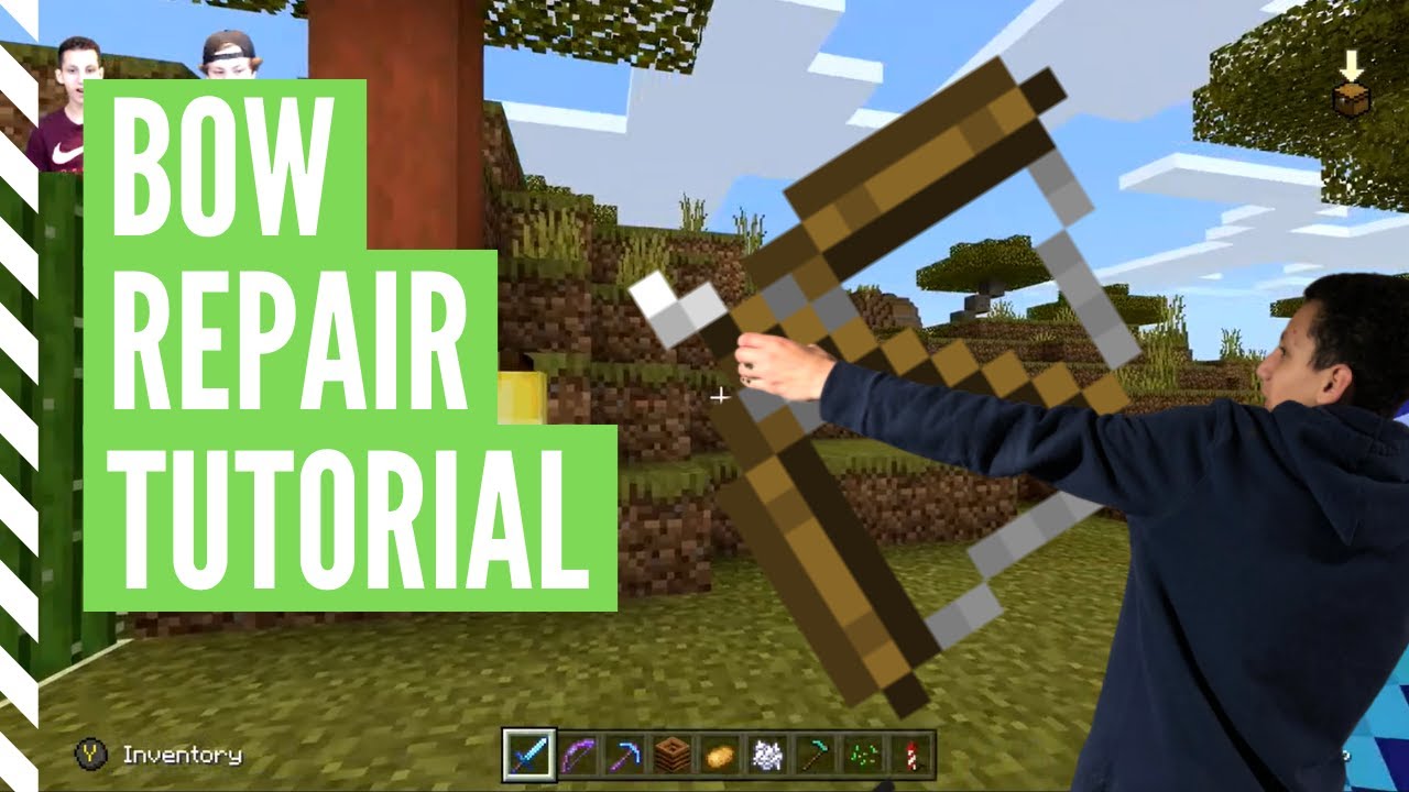 How to minecraft repair bow easily? (Follow these simple steps using an anvil)