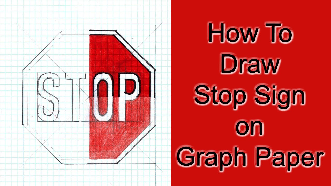 How to draw a stop sign perfectly? Master the classic octagon shape fast!