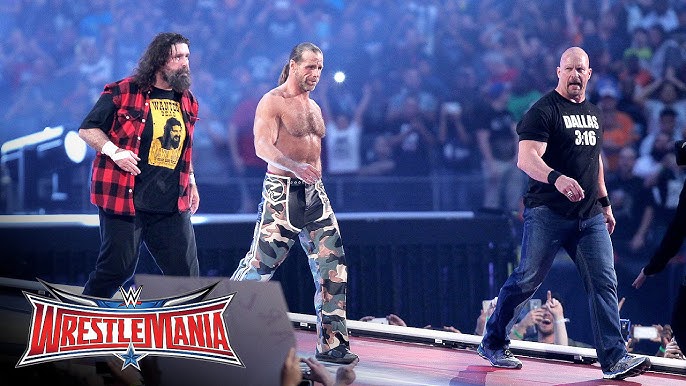 Shawn Michaels vs Stone Cold vs Mick Foley: WWE Legends Clash!