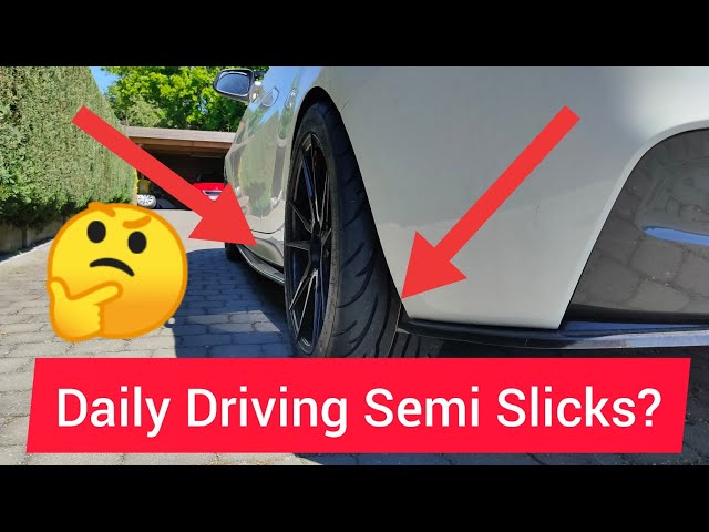 Can you drive your daily driver with slicks on a car? Learn exactly why this is generally a bad idea.
