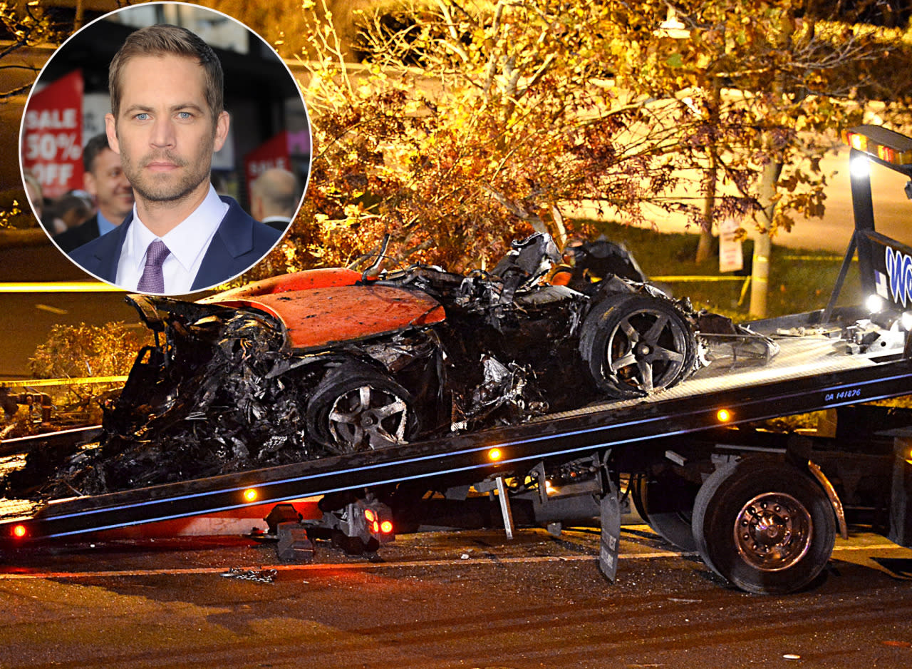 Paul Walker accident car image: what can you see? Explore photos from the tragic scene now.