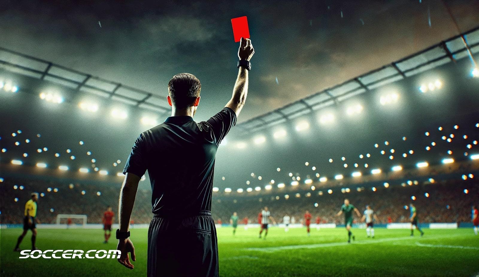Red card in usa: How often does it happen? (We look at soccer stats and famous examples)