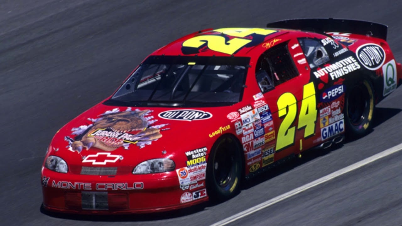What happened after the nascar t rex won (uncover the immediate rule changes and the cars fate)?